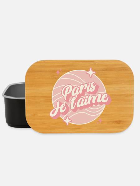 paris I love you - Lunch Box - black