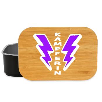 Special Gift for Girls: FIGHTER - Lunch Box - black - Front
