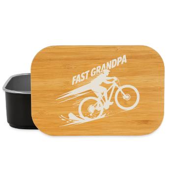 Vélo de montagne rapide pour grand-père E-Bike Cadeau pour grand-père - Boîte à goûter - noir - Devant