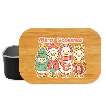 Merry Goosemas Trio, Ducklins  - Lunch Box - black - Front