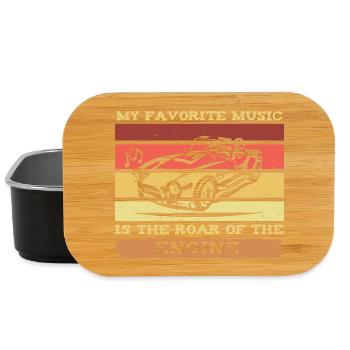 Sonorité et musique du moteur pour les fans de voitures - Boîte à goûter - noir - Devant