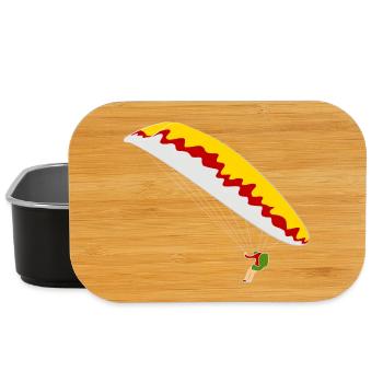 Bunter Gleitschirm - Lunch Box - Schwarz - Vorne