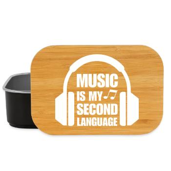 Music Lover Teacher Musician Dj Headphones - Lunch Box - black - Front
