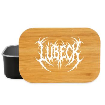 Lübeck Metal Logo extrem - Lunch Box - Schwarz - Vorne