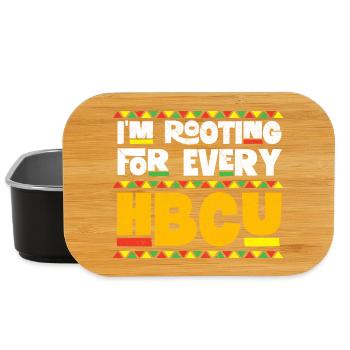 I'm Rooting For Every HBCU – Black Pride - Lunch Box - black - Front