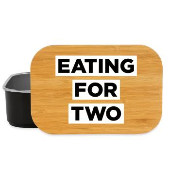 Eating for Two - Lunch Box - black - Front