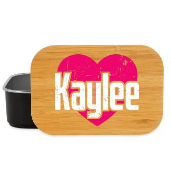 I Love Kaylee Pink Heart I Love Kaylee - Lunch Box - black - Front
