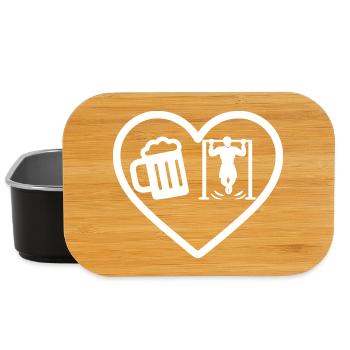 Heart Street Workout Bier - Lunch Box - Schwarz - Vorne