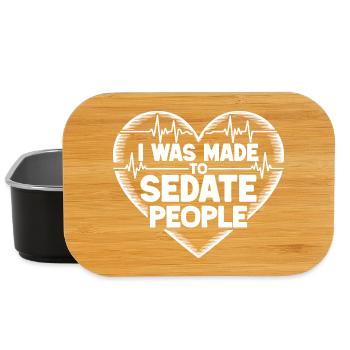 Anesthesiologist Sedate People Anesthesia - Lunch Box - black - Front