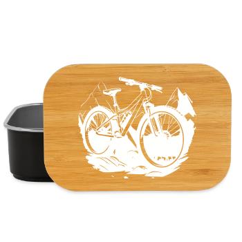 Mountain Bike Graphics - Lunch Box - black - Front