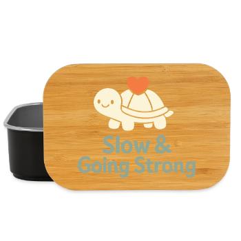 Gentle parenting identity, slow - Lunch Box - black - Front