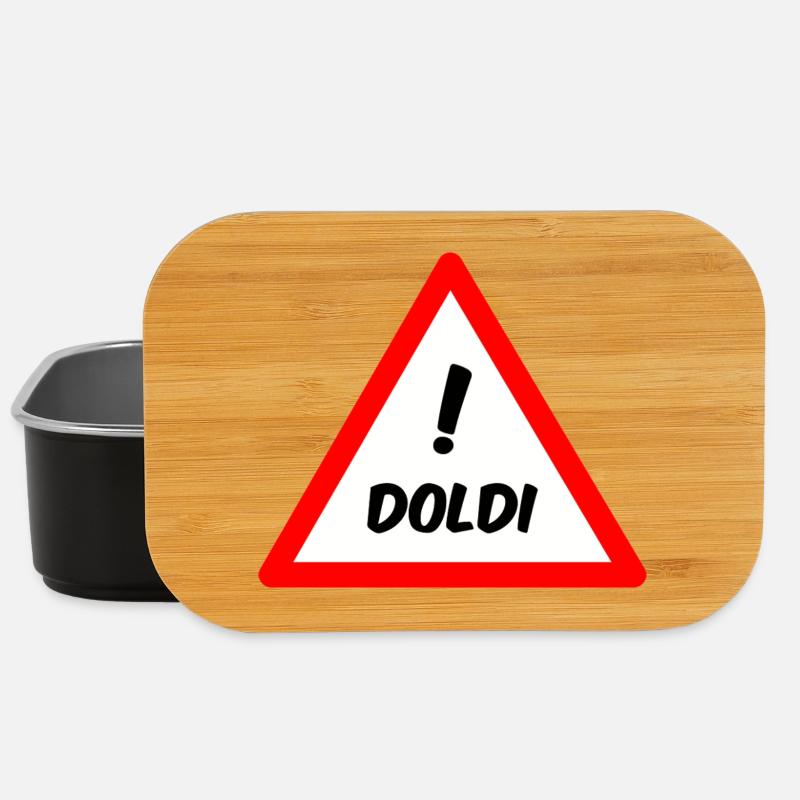 Attention Doldi ! - Boîte à goûter - noir