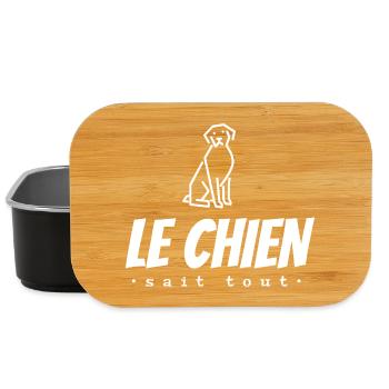 Der Hund weiß alles - Lunch Box - Schwarz - Vorne