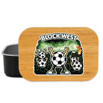Bloc Ouest | Maillot de supporter de football – Curve & Stade - Boîte à goûter - noir - Devant