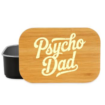 Psycho Dad Vintage Script - Lunch Box - black - Front