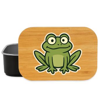 Grenouille - Boîte à goûter - noir - Devant