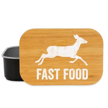 Jagd Humor Shirt für Jäger - Lunch Box - Schwarz - Vorne