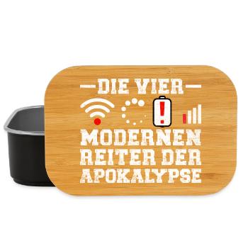 Computer DIE VIER REITER DER MODERNEN APOKALYPSE - Lunch Box - Schwarz - Vorne