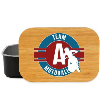 Motoball Was Sonst Motoballer Team A Mannschaft - Lunch Box - Schwarz - Vorne