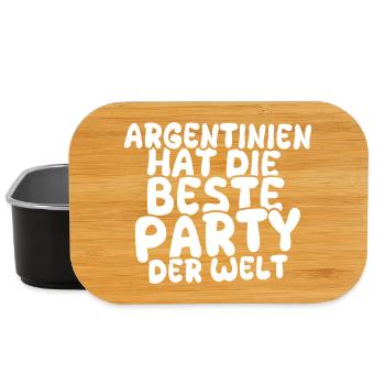 Feiern Argentinien - Lunch Box - Schwarz - Vorne