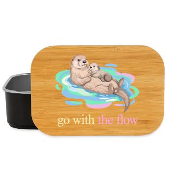 Nimm das Flow Otter Duo - Lunch Box - Schwarz - Vorne