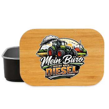 Mein Büro riecht nach Diesel - Lunch Box - Schwarz - Vorne