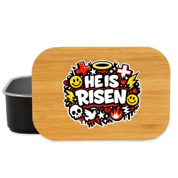 Il est ressuscité - Boîte à goûter - noir - Devant