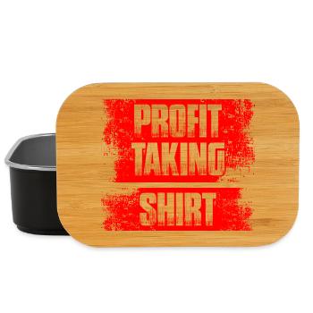 Profit taking Aktienmarkt Börse Trader - Lunch Box - Schwarz - Vorne