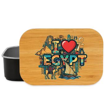 I Love Egypt Holidays - Lunch Box - black - Front