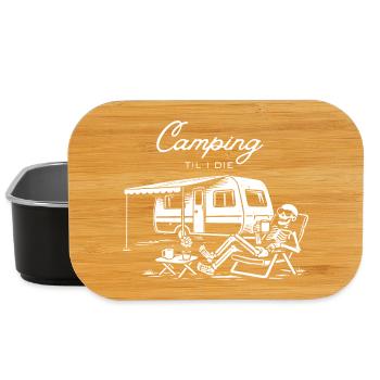 Camper jusqu’à la mort - Boîte à goûter - noir - Devant