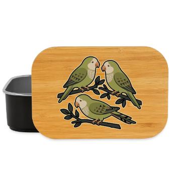 Kakapo-Vögel Kakapo-Papagei Neuseeland - Lunch Box - Schwarz - Vorne