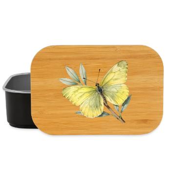 Zitronenschmetterling (Gonepteryx rhamni) - Lunch Box - Schwarz - Vorne