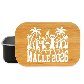 Vacances à Malle 2026 - Boîte à goûter - noir - Devant