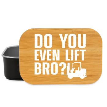 Est-ce que tu lèves même le t-shirt du tracteur Bro - Boîte à goûter - noir - Devant