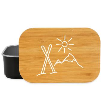 ski - Boîte à goûter - noir - Devant
