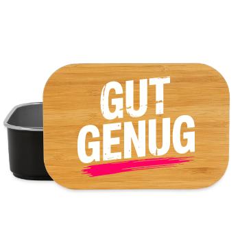 Gut Genug Selbstliebe Ich Bin Gut Genug Selbstwert - Lunch Box - Schwarz - Vorne