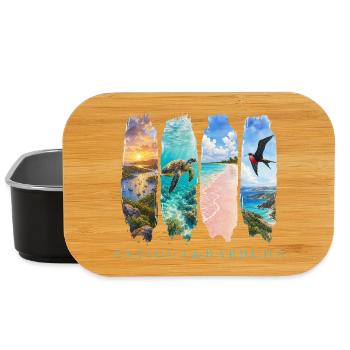 Antigua Barbuda Travel – Caribbean Beach & Sea - Lunch Box - black - Front