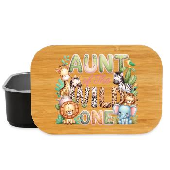 Aunt of the Wild One - Lunch Box - black - Front