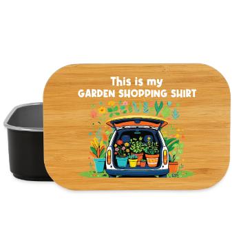 Funny gardening fun mothers - Lunch Box - black - Front
