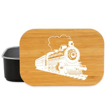 Graphique ferroviaire - Boîte à goûter - noir - Devant