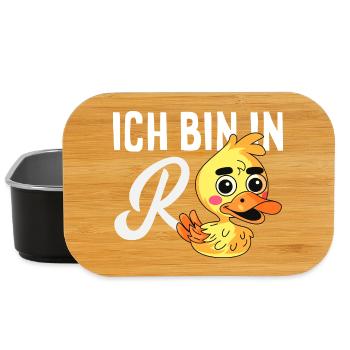 In Rente Ente Ruhestand - Lunch Box - Schwarz - Vorne