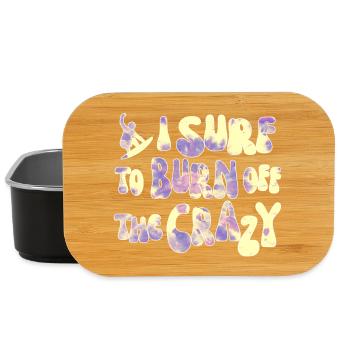Surfen Surf Surfer- I surf to burn off the crazy - Lunch Box - Schwarz - Vorne