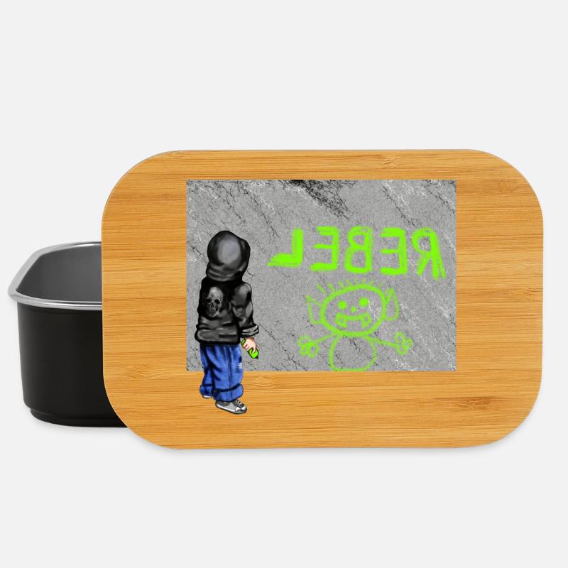 Rebell - Lunch Box - Schwarz