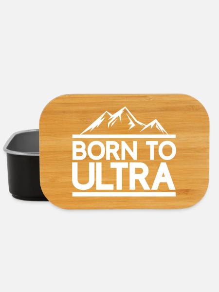 Né pour Ultra Running - Boîte à goûter - noir