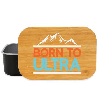 Né pour Ultra Running - Boîte à goûter - noir - Devant
