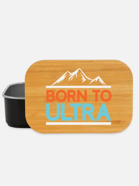 Né pour Ultra Running - Boîte à goûter - noir