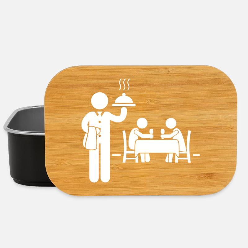 Kellnerin Kellner - Lunch Box - Schwarz