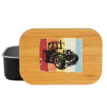 Traktor Deutz retro style - Lunch Box - Schwarz - Vorne