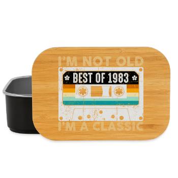 Not Old Best of 1983 Classic Cassette - Lunch Box - black - Front