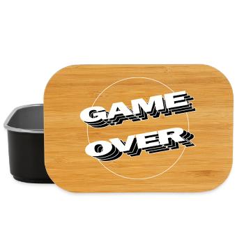 GAME OVER - Lunch Box - black - Front